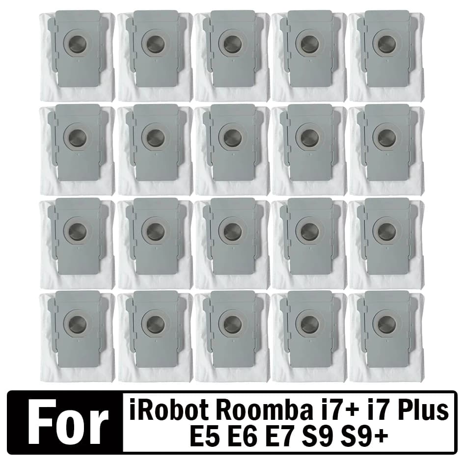 For IRobot Roomba i7+ I7 Plus E5 E6 E7 S9 S9+ Dust Bag Accessories Robot Vacuum Cleaner Bags Replacement Dirty Bags Spare Parts