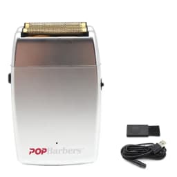 11000 RPM POP Barbers P620 Men's Electric Shaver Double Foil USB Professional Barber Machines Hair Trimmer Machine Shaver Male