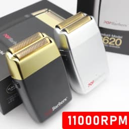 11000 RPM POP Barbers P620 Men's Electric Shaver Double Foil USB Professional Barber Machines Hair Trimmer Machine Shaver Male