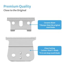Replacement Blade For Andis #04710 #04521 T outliners, Gtx, SL, SLS, Blackouts, out line Trimmer Cordless/corded,zero gapped