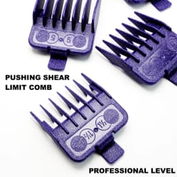 Professional Electric Hair Clipper Comb 10PC Purple Limit Comb Suitable for M10, R77F, 2020C, KULILANG, WMARK, BRCILIP Barbers