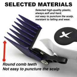 Professional Electric Hair Clipper Comb 10PC Purple Limit Comb Suitable for M10, R77F, 2020C, KULILANG, WMARK, BRCILIP Barbers