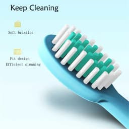 Children's Electric Toothbrush Cartoon Kids With Replacement Head Ultrasonic IPX7 Waterproof Rechargeable Sonic Toothbrush