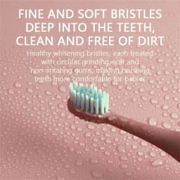 Children's Electric Toothbrush Cartoon Kids With Replacement Head Ultrasonic IPX7 Waterproof Rechargeable Sonic Toothbrush