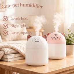 Cute Pet Humidifier Mini Office Desktop Air Conditioning Room Air Humidification Usb Small Household Heavy Fog Spray