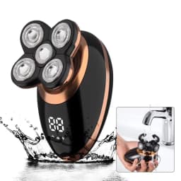 Electric Shaver Electric Razor Rotary Beard Trimmer Rechargeable Shaving Machine for Men Beard Razor Waterproof 5-Blade