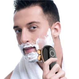 Electric Shaver Electric Razor Rotary Beard Trimmer Rechargeable Shaving Machine for Men Beard Razor Waterproof 5-Blade