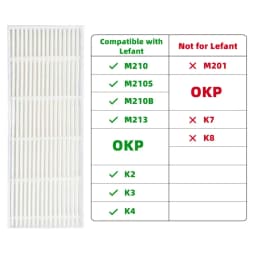 Fit For Lefant M210 M210S M210B M213 / OKP Life K2 K3 K4 Robot Vacuum Cleaner Side Brush Hepa Filter Mop Rag Parts Accessories