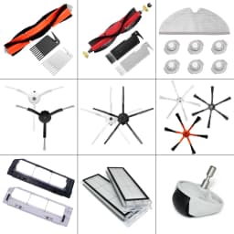 Mop Cloth HEPA Filter Side / Main Brush Cover Spare Parts For XiaoMi Roborock E4 E25 E35 S5 S50 S51 S55 S6 S60 S61 S65 S6 Pure
