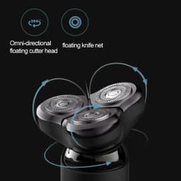 Original Mijia S500 Electric Shaver Wet & Dry Razor Waterproof Dual Blades 3D Head & Beard Trimmer Rechargeable