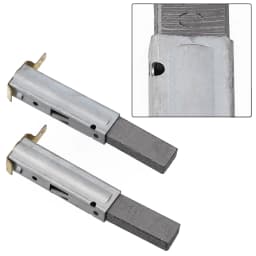 2pcs Vacuum Cleaner Motor Carbon Brush For 30/60/70/80/90L Industrial Vacuum Cleaners Vacuum Accessories