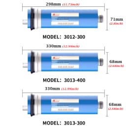 Home Kitchen Reverse Osmosis RO Membrane Replacement Water System Filter Purifier Water Drinking Treatment 50/75/100/125/150GPD