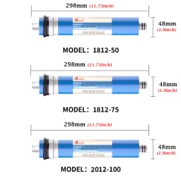Home Kitchen Reverse Osmosis RO Membrane Replacement Water System Filter Purifier Water Drinking Treatment 50/75/100/125/150GPD