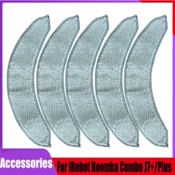 Replacement Washable Mop Reusable Wet Mopping Pads for IRobot Roomba Combo J7+/Plus Robot Vacuum Cleaner Mop Pad Accessories