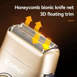 Kemei Rechargeable Hair Clippers Kit Professional DLC Blade Electric Trimmer Men Barber Cordless Shaver KM-2242 KM-2351 KM-3209