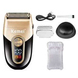 Kemei Rechargeable Hair Clippers Kit Professional DLC Blade Electric Trimmer Men Barber Cordless Shaver KM-2242 KM-2351 KM-3209
