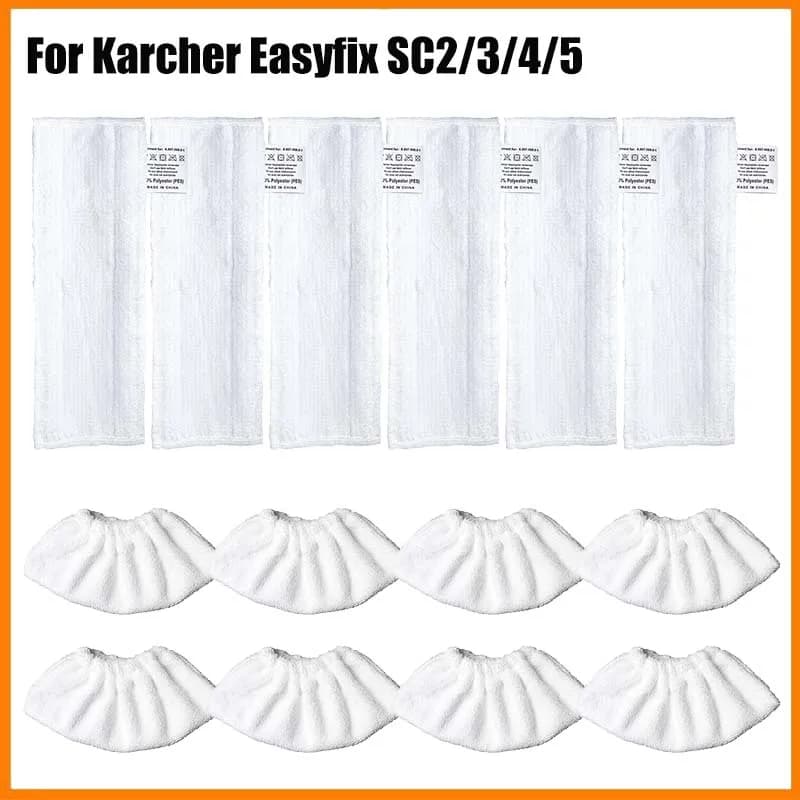 Replacement Mop Heads Cloth For Karcher Easyfix SC2 SC3 SC4 SC5 Rags Microfibre Mop Cover Steam Cleaner Spare Accessories