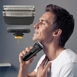 51B Head Foil Cutter Replacement for Braun Shaver WaterFlex ContourPro.Type: 5643,5644,5645,5646,5647,5649,5751,5757,5758