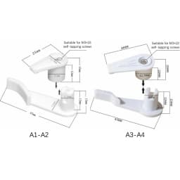 Ceiling Light Clip Clamps With Screws Lampshade Fixed Clamp Plastic Buckle For LED Fixture Ceiling Lamp LED Lighting Accessories