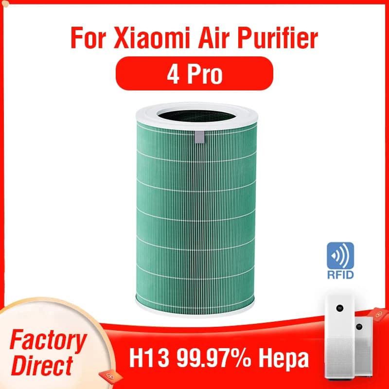For Replacement Xiaomi Hepa Filter 4 Pro Xiaomi Activated Carbon Filter Pro 4 for Xiaomi Air Purifier 4 Pro Filter M15R-FLP-GL