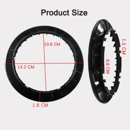 Original Clean Ring for Purerobo W-R3S W-R1 Window Cleaning Robot Black Round Replacement Part for Glass Clean Robot Machine Use