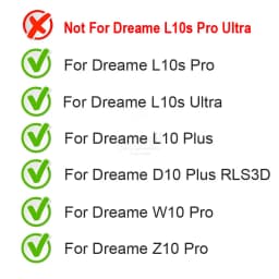 Replacement HEPA Filter For Dreame L10s Pro / L10s Ultra / L10 Ultra / D10 Plus / W10 Pro / Z10 Pro Vacuum Cleaner Filters Parts
