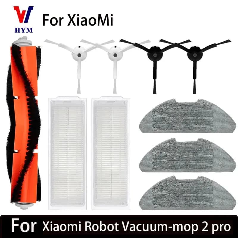 For Xiaomi Mi Robot Vacuum-Mop 2 Pro/Lite MJST1SHW MJSTL Hepa Filter Mop Cloth Main Side Brush Mijia Vacuum Cleaner Accessories
