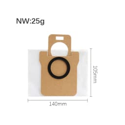 For Xiaomi S20 / X20 + / X20 Plus/Dreame S20 Pro/W20 Pro Ultra Main Side Brush Hepa Filter Mop Cloth Dust Bag Replacement