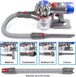 Flexible Extension Hose For Dyson V15 V12 V11 V10 V8 V7 Absolute Motorhead Trigger Cordless Vacuum Cleaner Accessories Parts