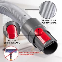 Flexible Extension Hose For Dyson V15 V12 V11 V10 V8 V7 Absolute Motorhead Trigger Cordless Vacuum Cleaner Accessories Parts