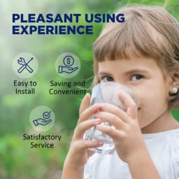 10" Inline Water Filter Cartridge Quick Connect PP Cotton Activated Carbon for RO System Refrigerator Ice Maker Chlorine Removal