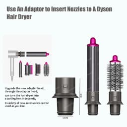 Hair Styler Nozzle Auto Curling For Dyson Airwrap HS01 HS05 Sencicimen X9 Hair Dryer Accessories Multi Hair Curler Cylinder Comb