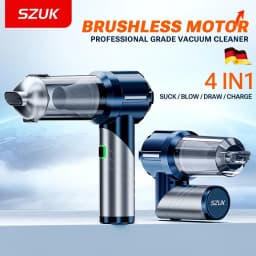 SZUK Car Vacuum Cleaner Wireless Cleaner Handheld Mini Vacuum Cleaner Cordless Strong Suction Cleaning Machine Robot Vacuum