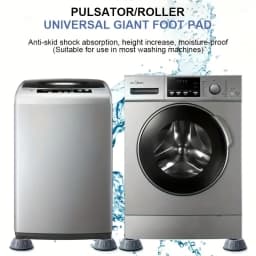 4 Pcs Anti Vibration Pads Set Shock Noise Cancelling Washing Machine Support Universal Furniture Anti Slip Dryer Feet Legs Base