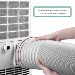 1.5/2M Portable Flexible Conditioner Exhaust Hose Tube 13/15cm Exhaust Pipe Hose Connector Interface for Mobile Air Conditioning