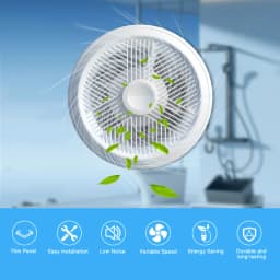 KCvents Wall Mount Exhaust Fan 100/150 mm Reversible with Remote Control for Bathroom, Kitchen, Home, Attic Ventilation Fan