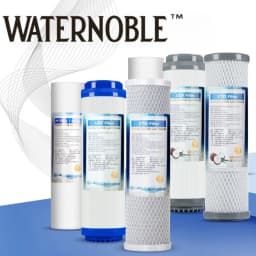 Waternoble Replacement Filter Cartridge Set 10 Inch X 2.5 Inch for Reverse Osmosis Water Filter Systems PP Cotton & UDF & CTO