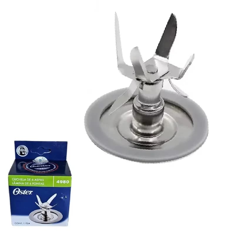 Replacement Parts 6 Point Fusion 4980 Blade Cutter Assembly Compatible with Oster Osterizer Blender