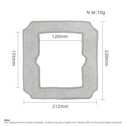 Mop Cloth Rag Compatible For Ecovacs Winboot Mini Vacuum Cleaner Parts Replacement Accessories