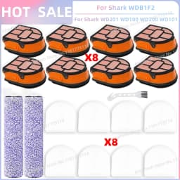 Fit For Shark WDB1F2 HydroVac AW201 AW302 WD201 WD100 WD200 WD101 WD200C WD201C WD101C HydroVac Vacuum Parts Brush Roller Filter