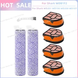 Fit For Shark WDB1F2 HydroVac AW201 AW302 WD201 WD100 WD200 WD101 WD200C WD201C WD101C HydroVac Vacuum Parts Brush Roller Filter