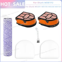 Fit For Shark WDB1F2 HydroVac AW201 AW302 WD201 WD100 WD200 WD101 WD200C WD201C WD101C HydroVac Vacuum Parts Brush Roller Filter