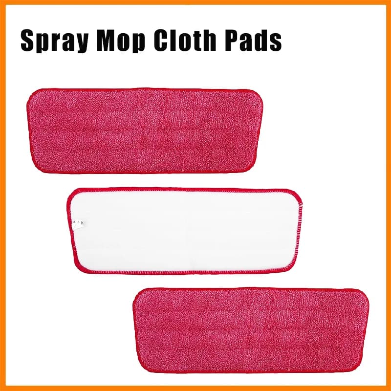 Microfiber Spray Mop Cloth Replaceable Mop Head For Floor Wet and Dry Dual-Use Mop Pad Washable Mop Cloth Trapezoidal Spray Mop