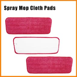 Microfiber Spray Mop Cloth Replaceable Mop Head For Floor Wet and Dry Dual-Use Mop Pad Washable Mop Cloth Trapezoidal Spray Mop