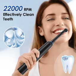 Smart Rotating Electric Toothbrush, Rechargeable Rotary Toothbrush with 4 Heads, Electric Toothbrush for Adults Soft Replacement