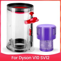 A06I Dust Container With Filter Replacement Parts For Dyson V10 SV12 Animal And Absolute Vacuum Cleaner Accessories Dustbin