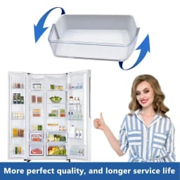 DA97-12650A Refrigerator Door Shelf Bin (Right) for Samsung Refrigerator Parts RF260,RF261,RF263 Replaces DA63-06963 DA63-07104A