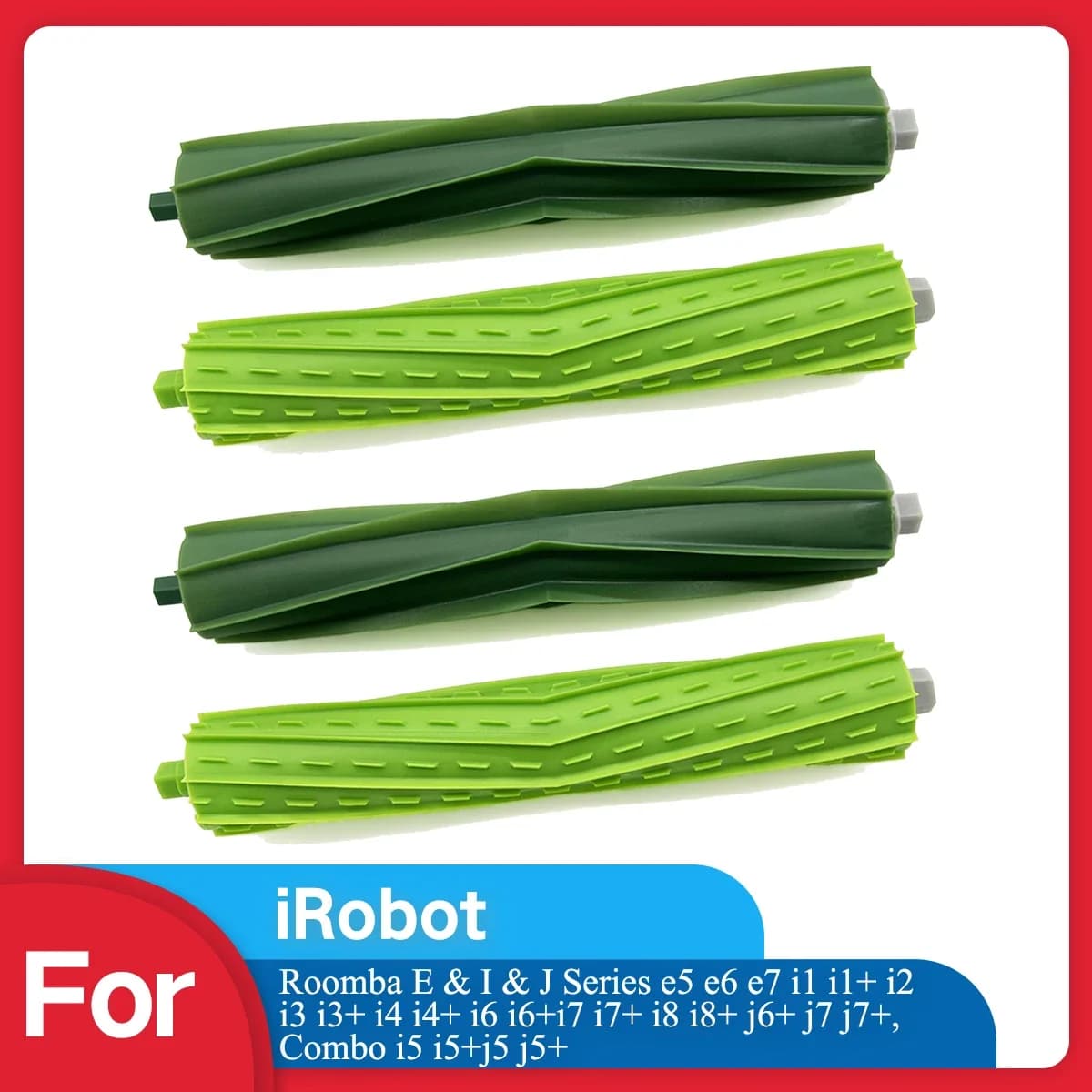 For IRobot Roomba I E J Series I7 I7+ I3 I3+ I4 I6 I6+ I8 I8+Plus E5 E6 E7 J7 J7Plus Robot Vacuum Cleaner Roller Brushes Parts