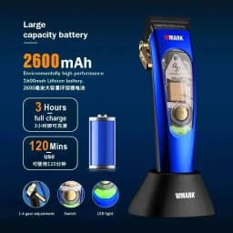 WMARK Professional Electric Hair Clipper NG-9004 BRDCLIP M3T Hair Trimmer Electric Shaver NG-7901 Barber Shop DLC Blade Machine