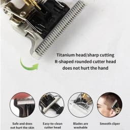 T9 Professional Hair Clipper/Accessories for Men | USB Fast Charging | Beard/Body/Hair Trimmer | Precision Electric Shaver